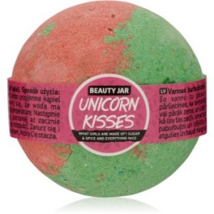 Beauty Jar Unicorn Kisses What Girls Are Made Of? Sugar & Spice And Everything Nice bombă de baie cu aroma de capsuni