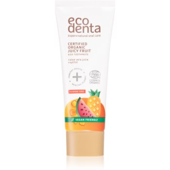 Ecodenta Organic Kids Certified Organic Juicy Fruit pasta de dinti pentru copii