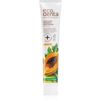 Ecodenta Certified Organic Whitening pasta de dinti pentru albire