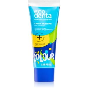 Ecodenta Colour Surprise Pasta de dinti pentru copii. impotriva cariilor dentare