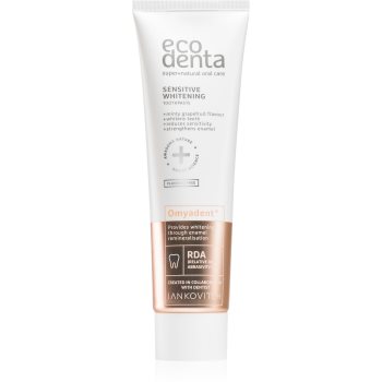 Ecodenta Sensitive Whitening pasta de dinti pentru albire pentru dinti sensibili