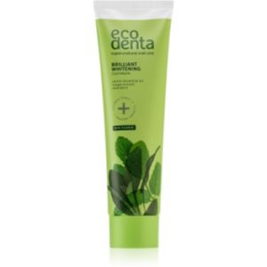 Ecodenta Green Brilliant Whitening pasta de dinti albitoare cu Fluor pentru o respirație proaspătă