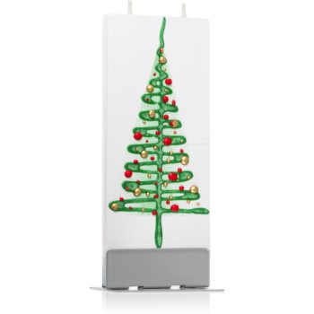 Flatyz Holiday Green Christmas Tree lumanare