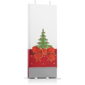 Flatyz Holiday Christmas Tree and Red Ribbon lumanare