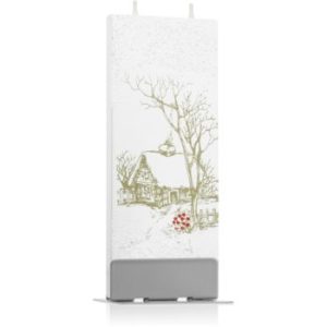 Flatyz Holiday Winter Landscape with a House lumanare