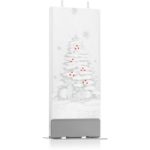 Flatyz Holiday Rabbits by the Christmas Tree lumanare