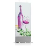 Flatyz Greetings Bottle Of Wine And Glass lumanare
