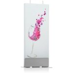Flatyz Greetings Glass Of Wine lumanare