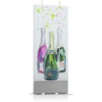 Flatyz Greetings Three Bottles Of Sparkling Wine lumanare