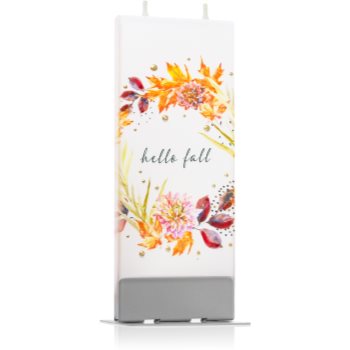 Flatyz Holiday Hello Fall Floral Wreath lumanare