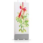 Flatyz Holiday Mistletoe with Red Ribbon lumanare