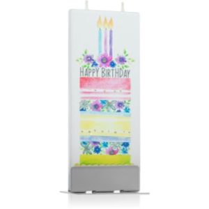 Flatyz Greetings Happy Birthday Cake lumanare