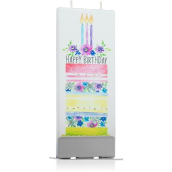 Flatyz Greetings Happy Birthday Cake lumanare