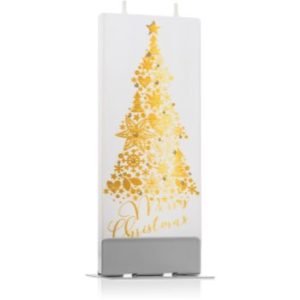 Flatyz Holiday Gold Merry Christmas Tree lumanare