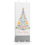 Flatyz Holiday Merry Christmas Color Tree lumanare