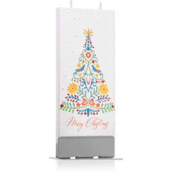 Flatyz Holiday Merry Christmas Color Tree lumanare