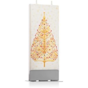 Flatyz Holiday Painted Golden Tree lumanare