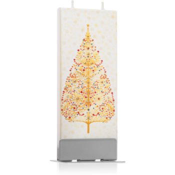Flatyz Holiday Painted Golden Tree lumanare