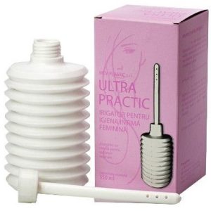 Irigator ultra practic pentru igiena intima femina, 350 ml, Mev-Plastic