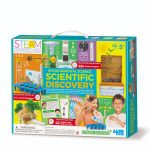 Kit stiintific cu 42 experimente STEAM Kids, 4M, Descoperiri stiintifice, Vol 2, Mediul inconjurator