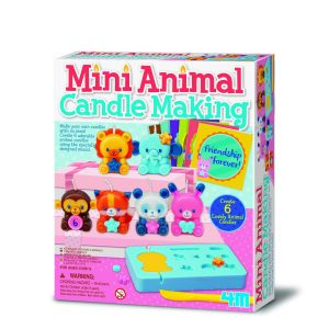 Set creativ DIY, 4M, Realizeaza lumanari in forma de animalute