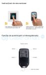 Intrerupator wireless cu touch Livolo din sticla si telecomanda inclusa-standard italian