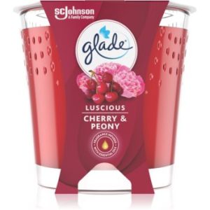 GLADE Luscious Cherry & Peony lumânare parfumată