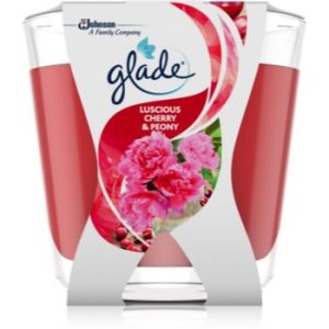 GLADE Luscious Cherry & Peony lumânare parfumată