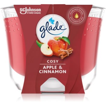 GLADE Cosy Apple & Cinnamon lumânare parfumată
