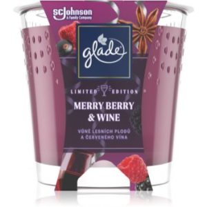 GLADE Merry Berry & Wine lumânare parfumată