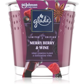 GLADE Merry Berry & Wine lumânare parfumată