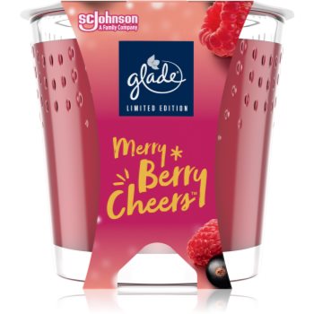 GLADE Merry Berry Cheers lumânare parfumată cu parfum Merry Berry Cheers