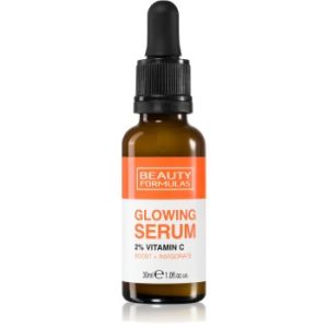 Beauty Formulas Glowing 2% Vitamin C ser facial cu efect iluminator