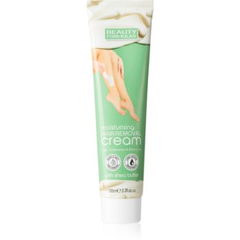 Beauty Formulas Hair Remover Shea Butter crema depilatoare pentru picioare cu efect de hidratare