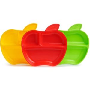 Munchkin Apple farfurie compartimentată