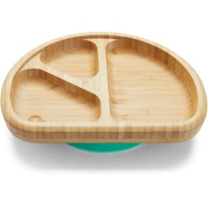 Munchkin Bambou Divided Suction Plate farfurie compartimentată cu ventuză