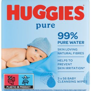Servetele umede Huggies Pure Trio, 3 x 56 buc