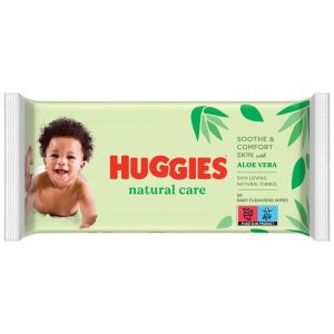 Servetele umede Huggies Wipes Natural Care, 56 buc