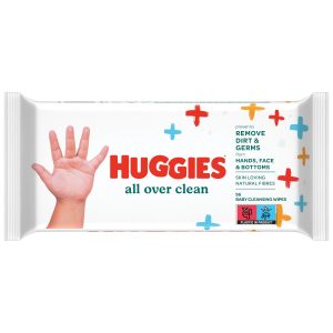 Servetele umede, Huggies, All Over Clean, 56 buc