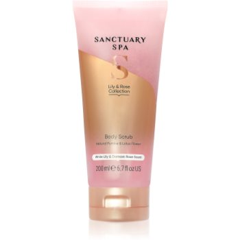 Sanctuary Spa Lily & Rose gel exfoliant cu efect de netezire