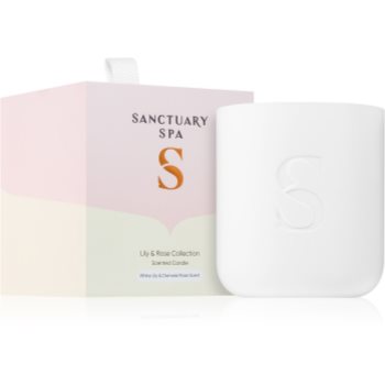 Sanctuary Spa Lily & Rose lumânare parfumată