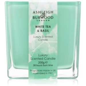 Ashleigh & Burwood London Life in Bloom White Tea & Basil lumânare parfumată