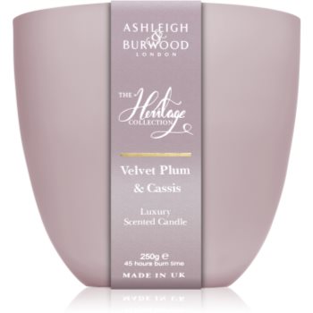 Ashleigh & Burwood London The Heritage Collection Velvet Plum & Cassis lumânare parfumată