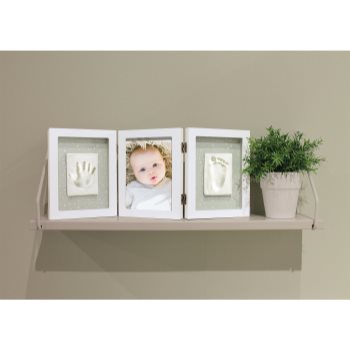 Happy Hands Triple Frame set de mulaj pentru amprentele bebelușului