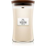 Woodwick White Tea & Jasmine lumânare parfumată cu fitil din lemn