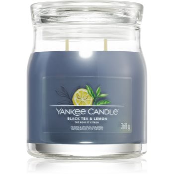 Yankee Candle Black Tea & Lemon lumânare parfumată