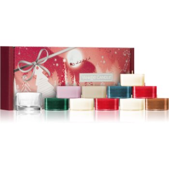 Yankee Candle Bright Lights 10 Tea Lights & Holder Calendar de Crăciun