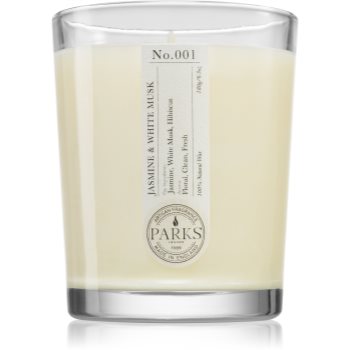 Parks London Home Jasmine & White Musk lumânare parfumată