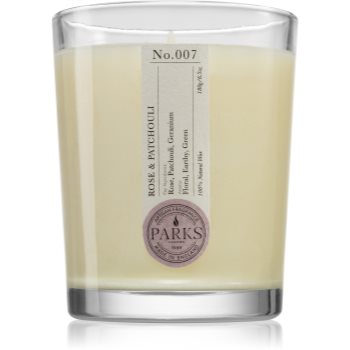 Parks London Home Rose & Patchouli lumânare parfumată