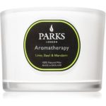Parks London Aromatherapy Lime, Basil & Mandarin lumânare parfumată